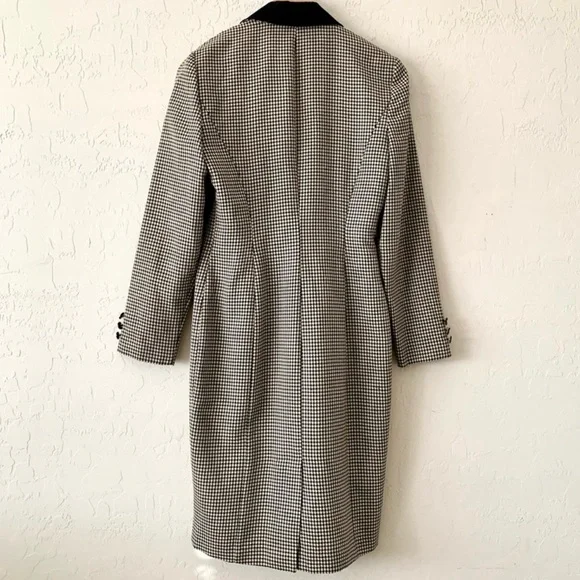 Casual Corner Black and White Checkered Blazer - Picture 2 of 6